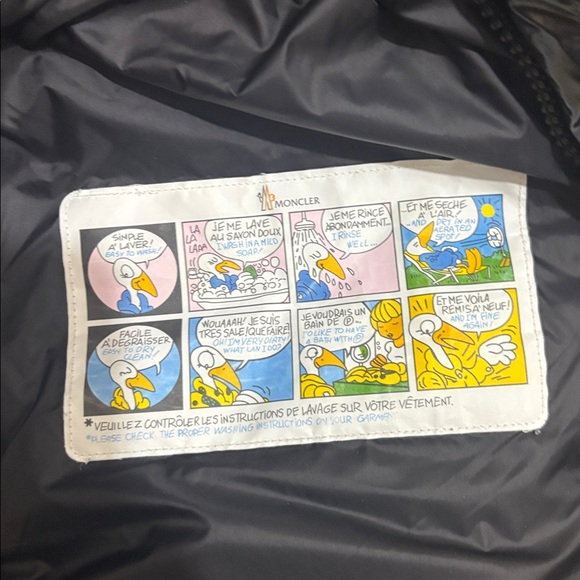 Moncler Shiny Black unisex Puffer Jacket - Picture 4 of 12